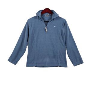 Trespass Boys Blue Fleece Quarter Zip Pullover Sweater‎ Long Sleeve Size 15/16